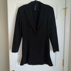 Norma Kamali Black Blazer Mini Dress